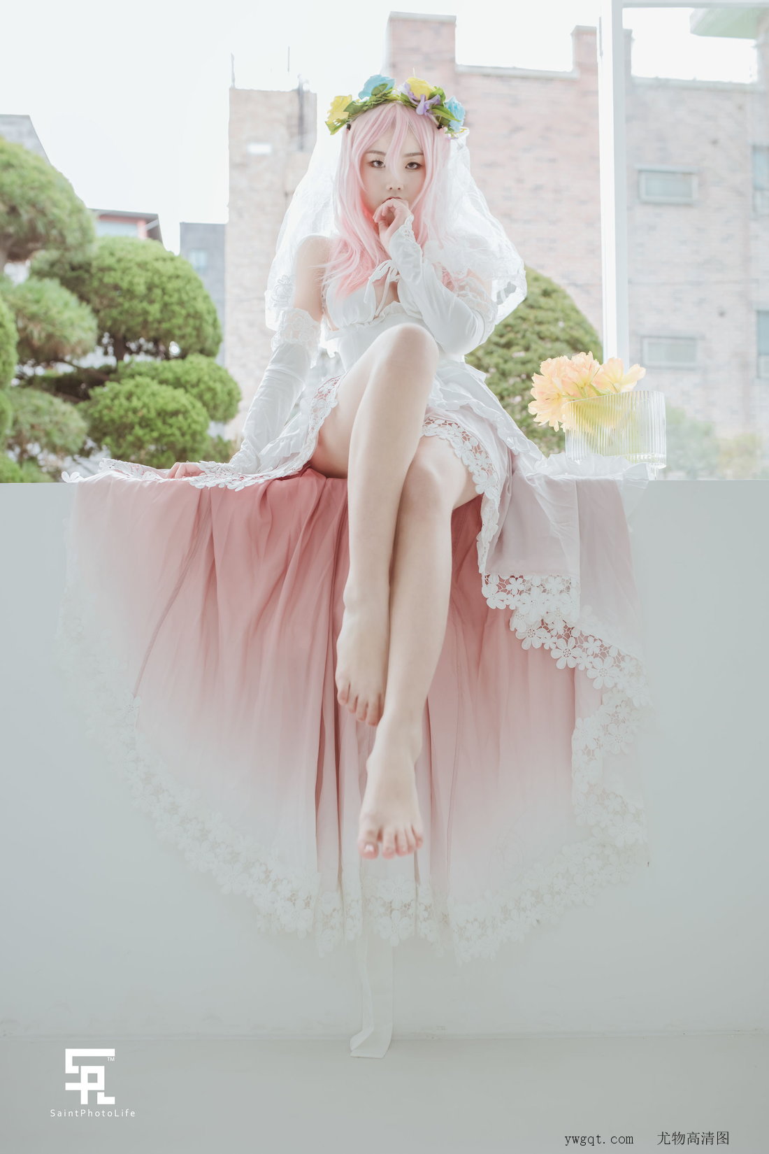 ˿Ů  [ϺsaintPhotoLifeд] CosplaVol.2/41P una s Yuna Ա  ˽ P.1 