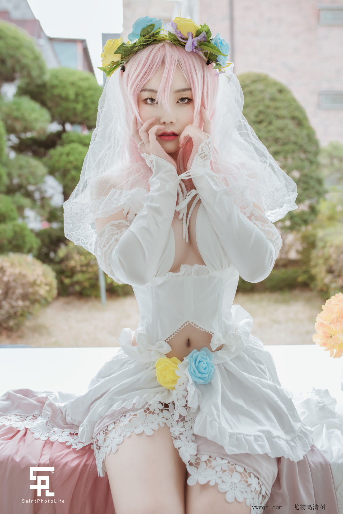 ˿Ů  [ϺsaintPhotoLifeд] CosplaVol.2/41P una s Yuna Ա  ˽ P.1 