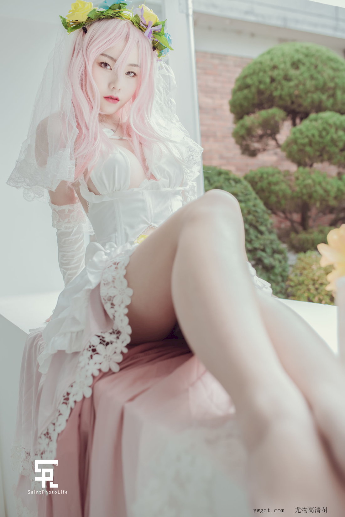 ˿Ů  [ϺsaintPhotoLifeд] CosplaVol.2/41P una s Yuna Ա  ˽ P.1 