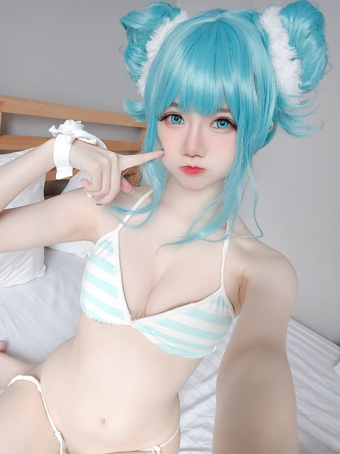 allyDorasnow ] ģ  [CoserŮ Miku  ֿӰ Bikini/38P P.4