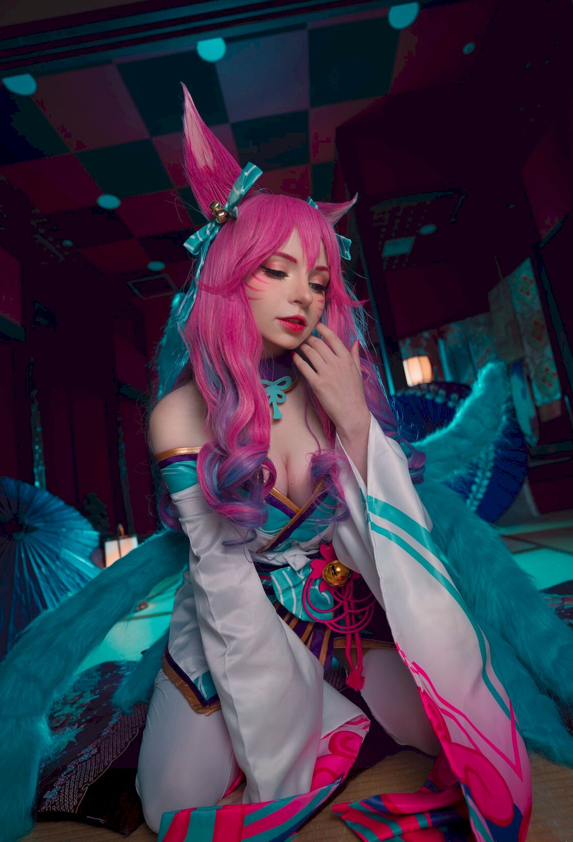 ˿  Ahri[League [Coserд] ѾͷNo.Peach /142P ߻ʴͼ milkyPeachmilkyKDA ofegends] P.13