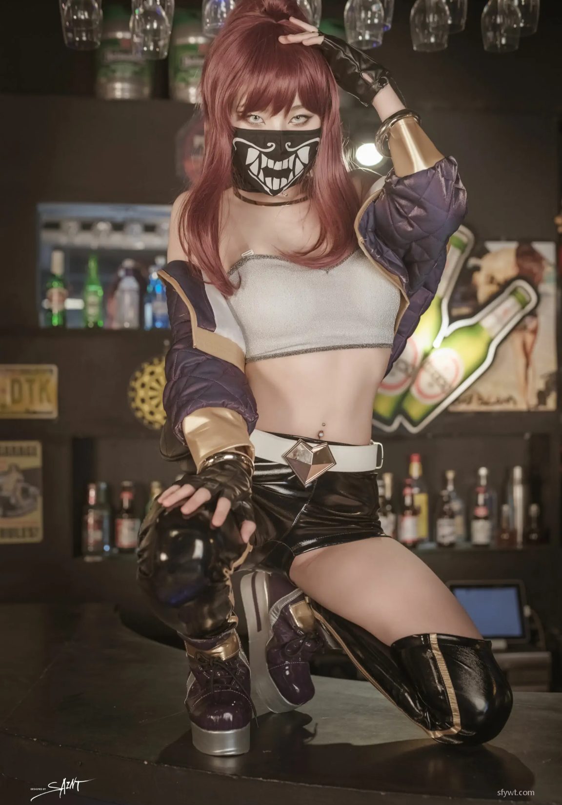 [ϺsaintPhotoLifeд] KDA Akali Nier ߾ϸѡͼ Automata Cos (65P) Yunas Vol.4 Yuna P.4