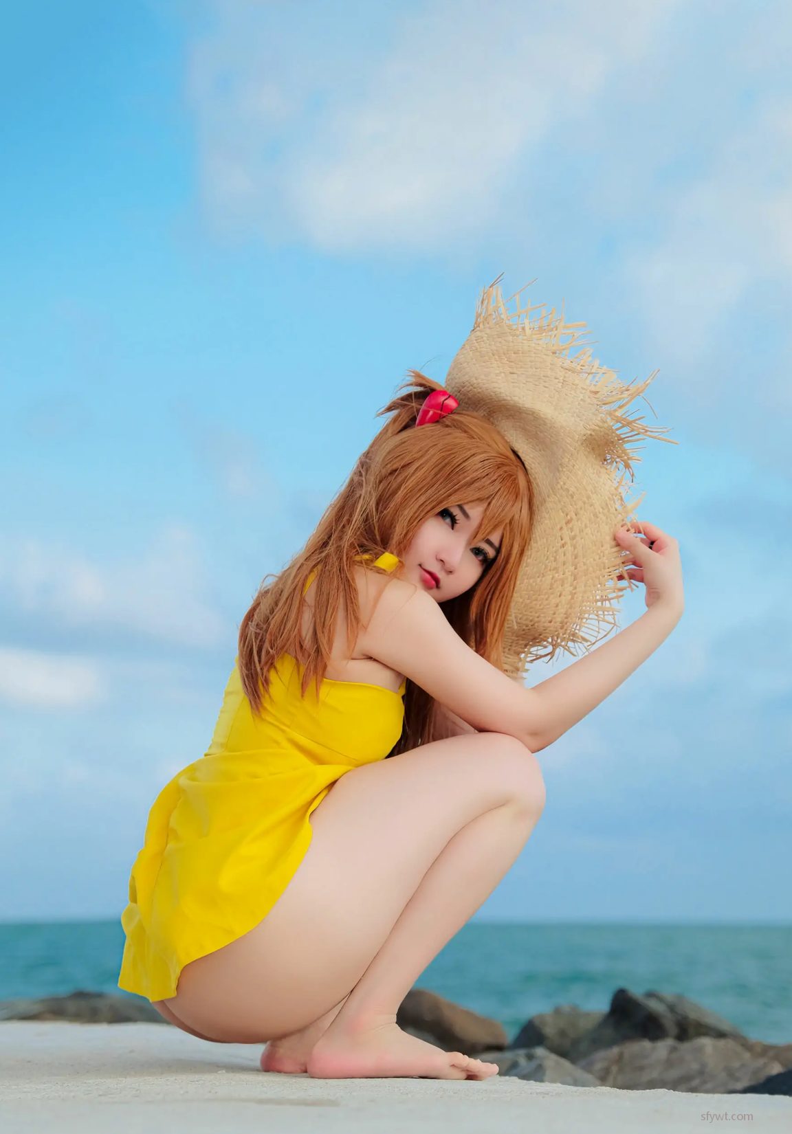 Yellow Dress Asuka coserӰ Potato ģ Godzilla Coserֽ ߻ͼ (27P) P.1 