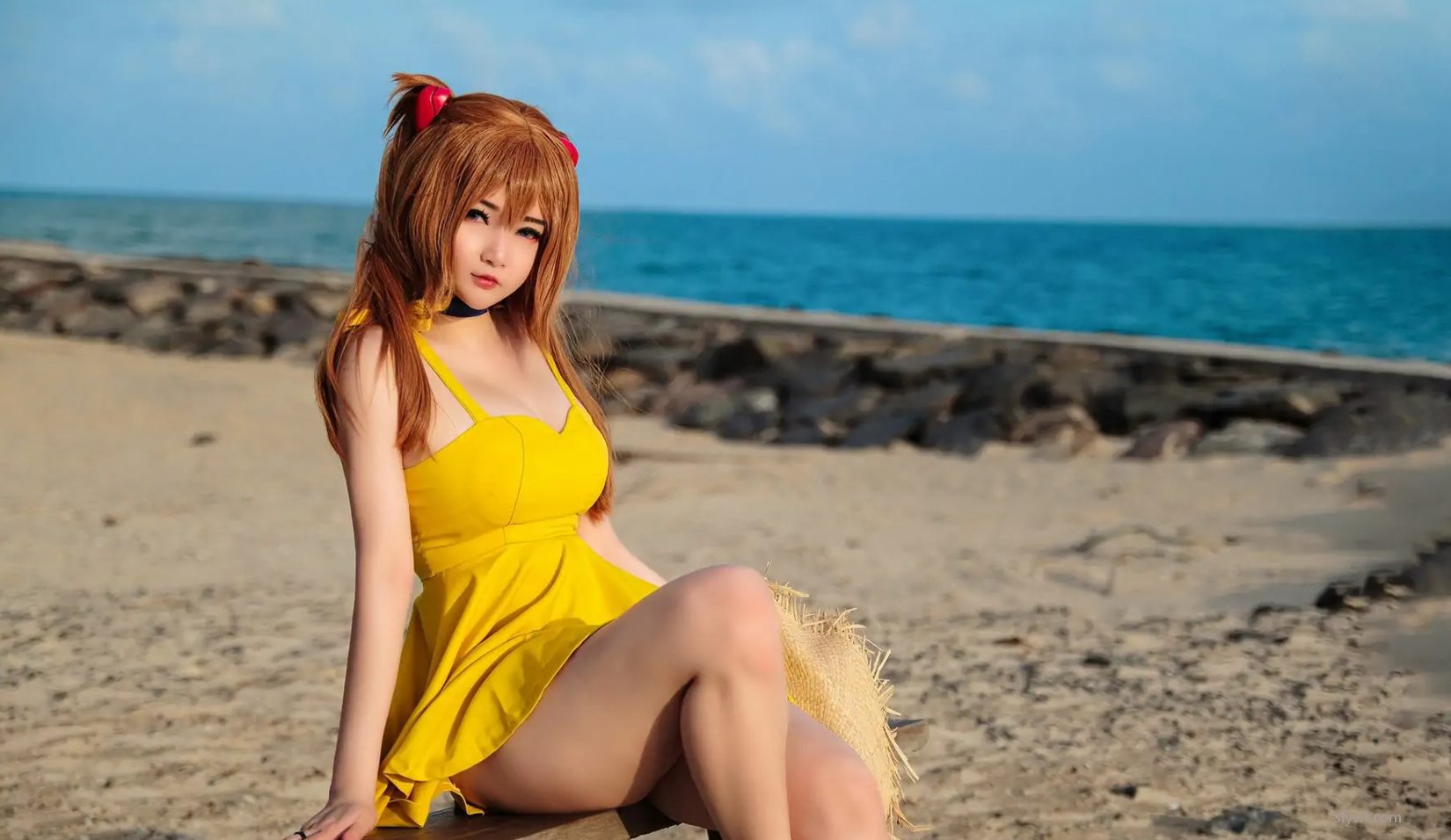 Yellow Dress Asuka coserӰ Potato ģ Godzilla Coserֽ ߻ͼ (27P) P.1 