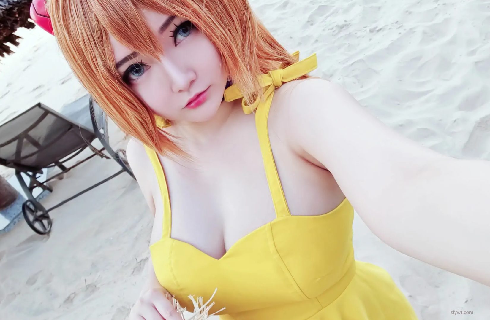 Yellow Dress Asuka coserӰ Potato ģ Godzilla Coserֽ ߻ͼ (27P) P.1 