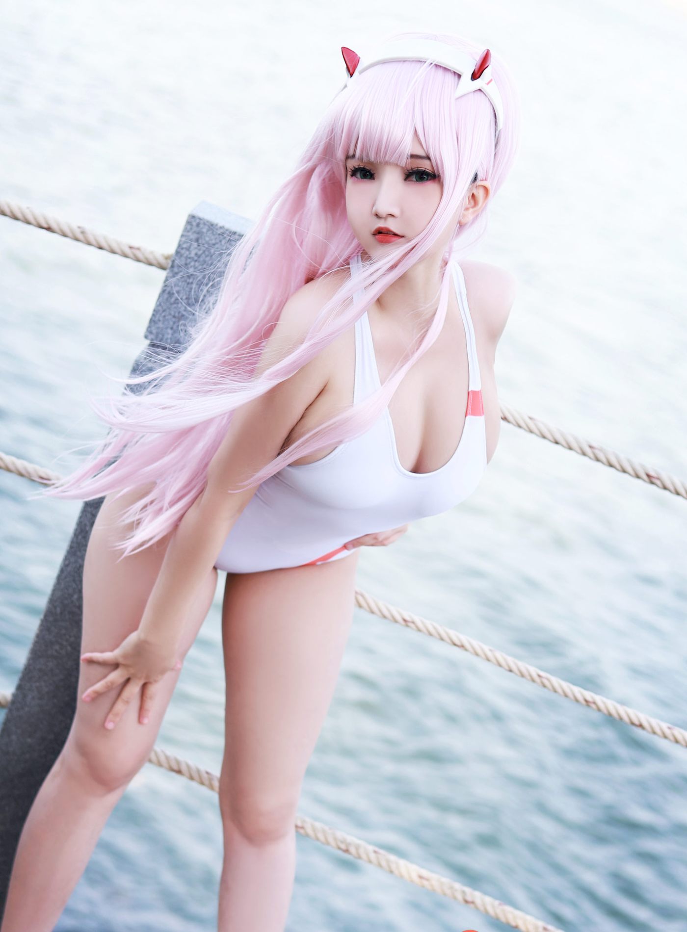 Potato Zero Two ģ coserӰ ͼ Coserֽ Godzilla Swimsuit P.5