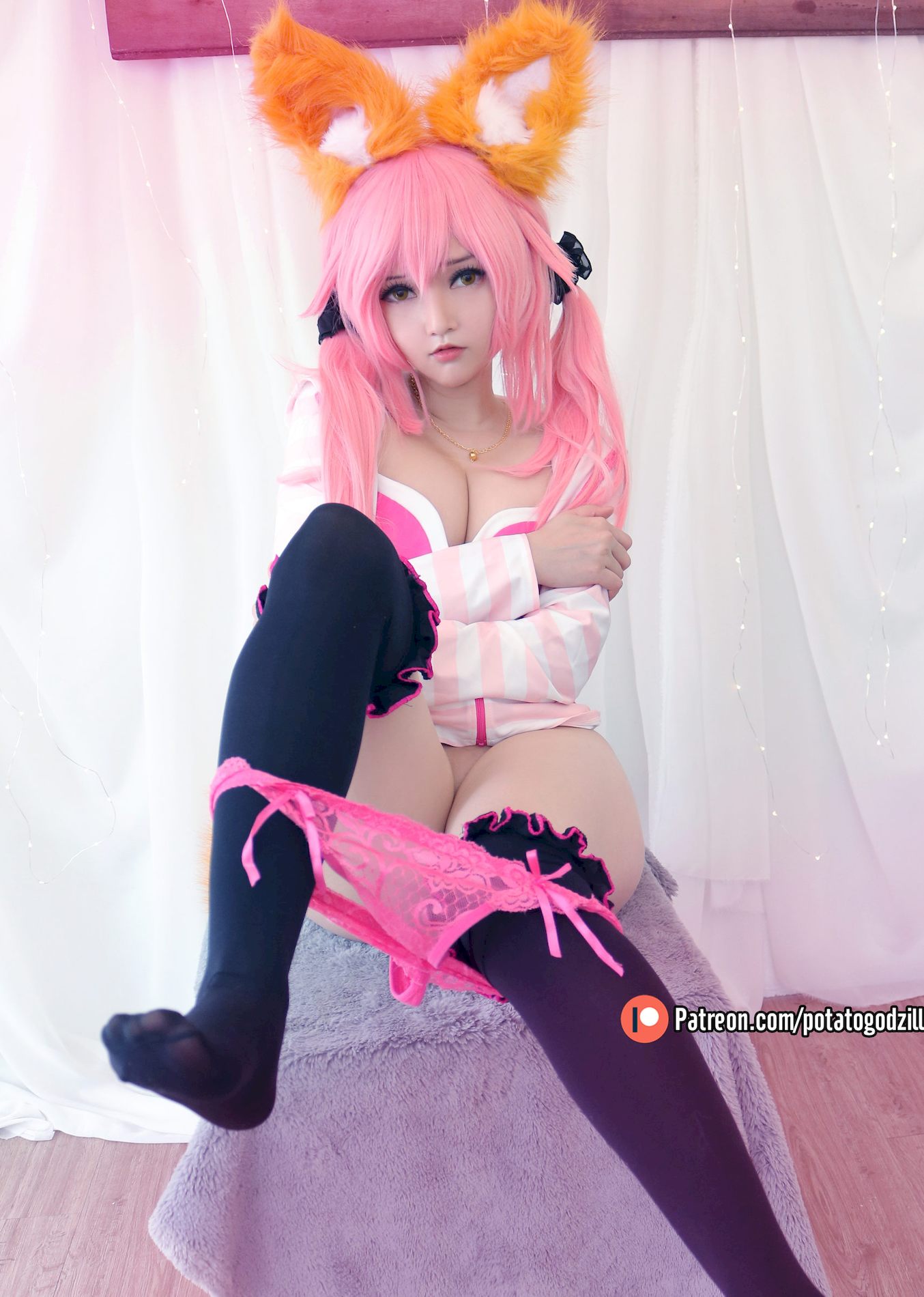 Coser coserӰ School ģ Godzilla Potato ͼ Uniform Tamamo P.4