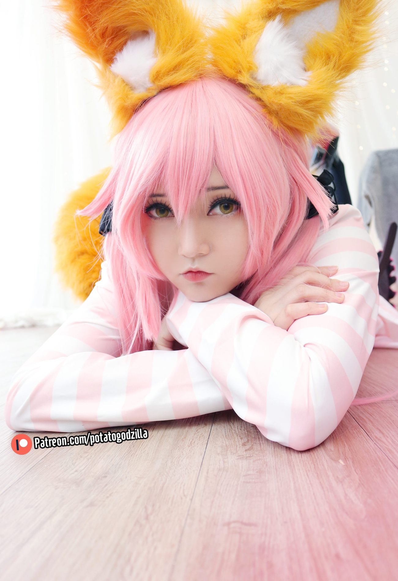 Coser ͼ Godzilla Tamamo Uniform School Potato coserӰ ģ P.9