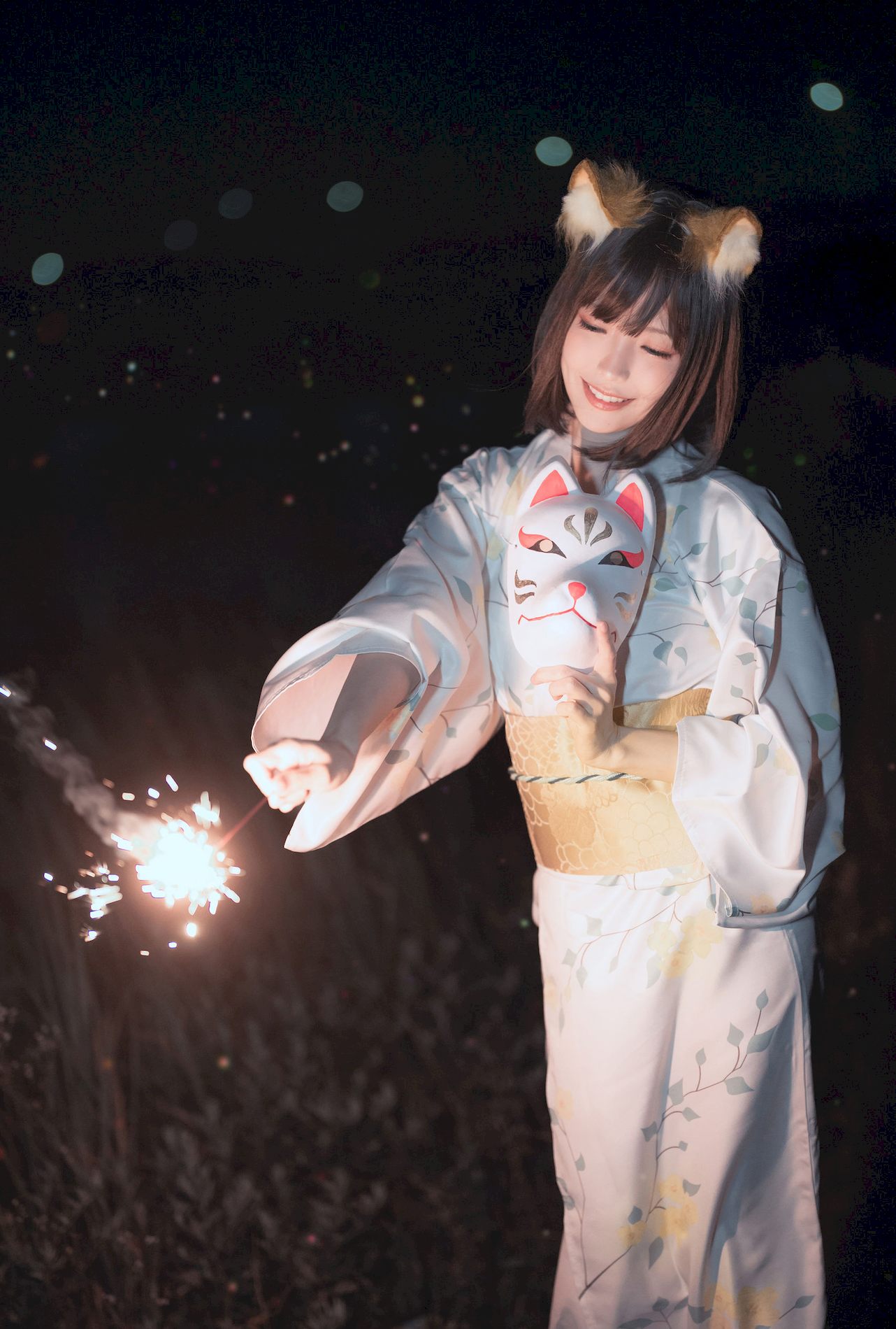 (ElyEE) coserӰ Ely_eee Dongitsune Yukata ߾ϸͼ ԡº ģ P.4