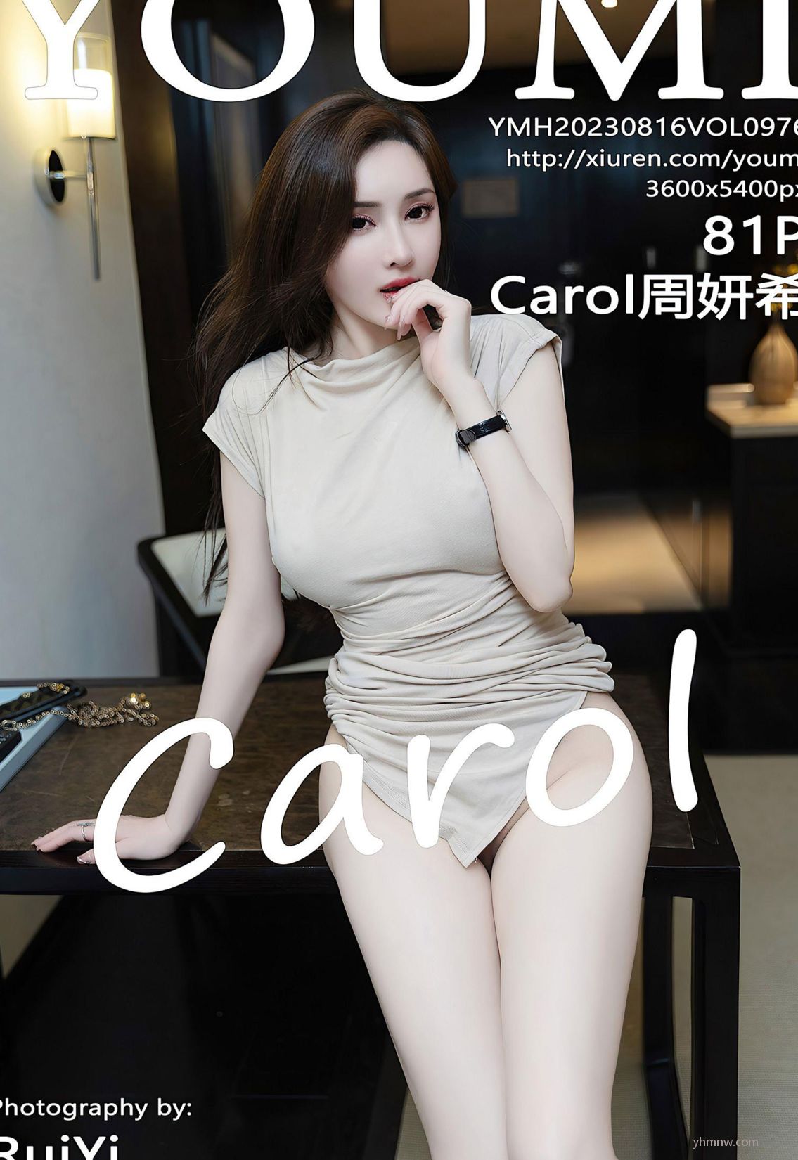 ͸ɫ˿ǻ  Vol.976 Carolϣ ǳɫ³ȹ ģ [YouMi] Ȼͼ  P.1 